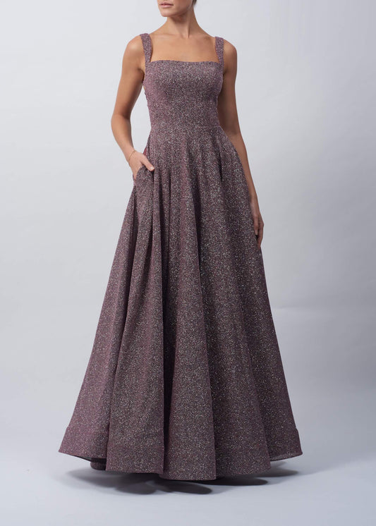 VESTIDO DE CERIMÓNIA BRILHANTE