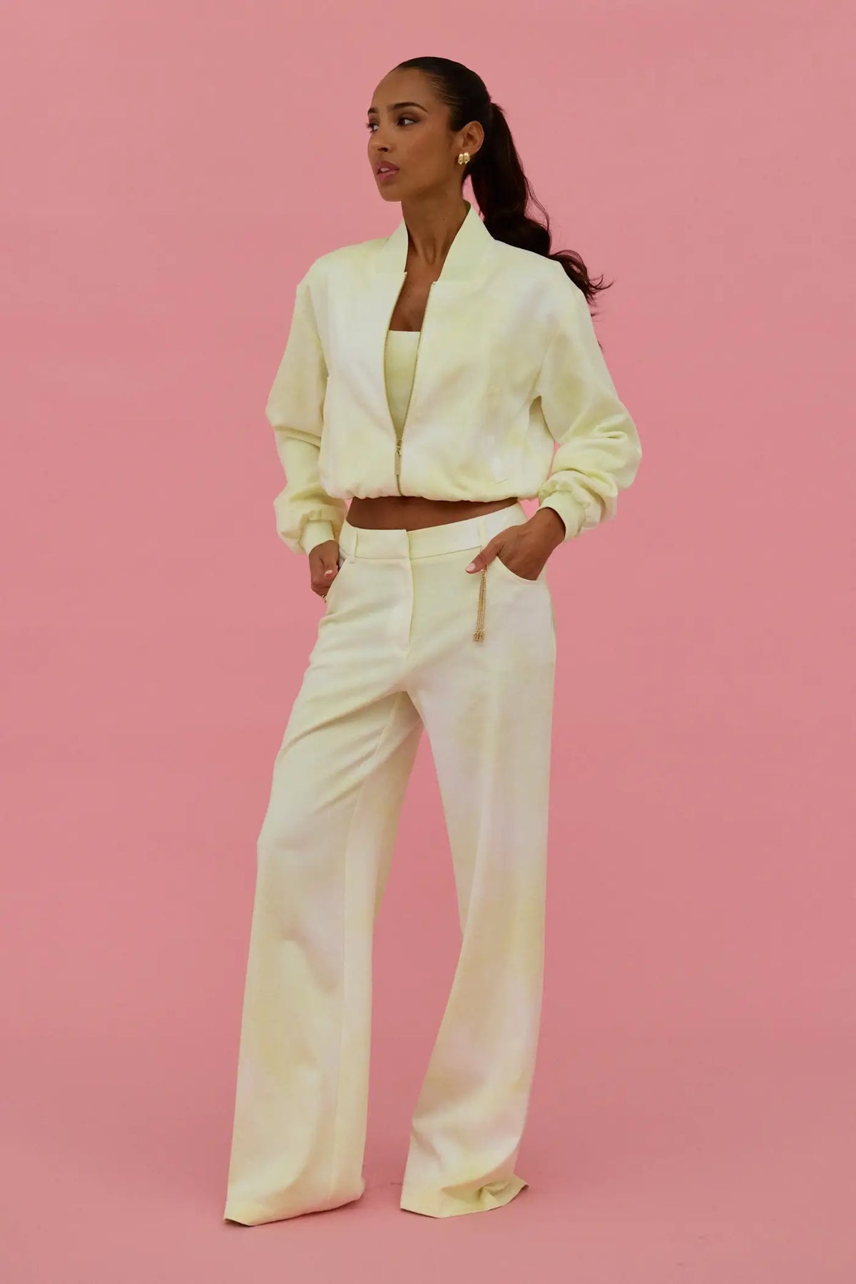 CALÇA TIE DYE AMARELADA