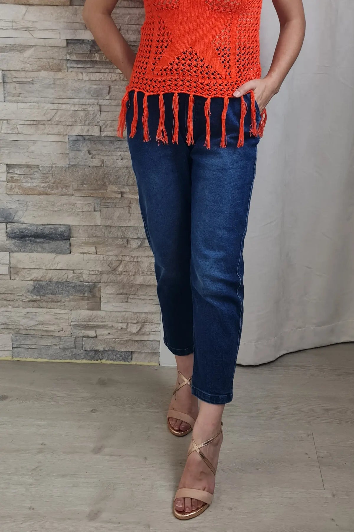 CALÇAS DE GANGA MOM