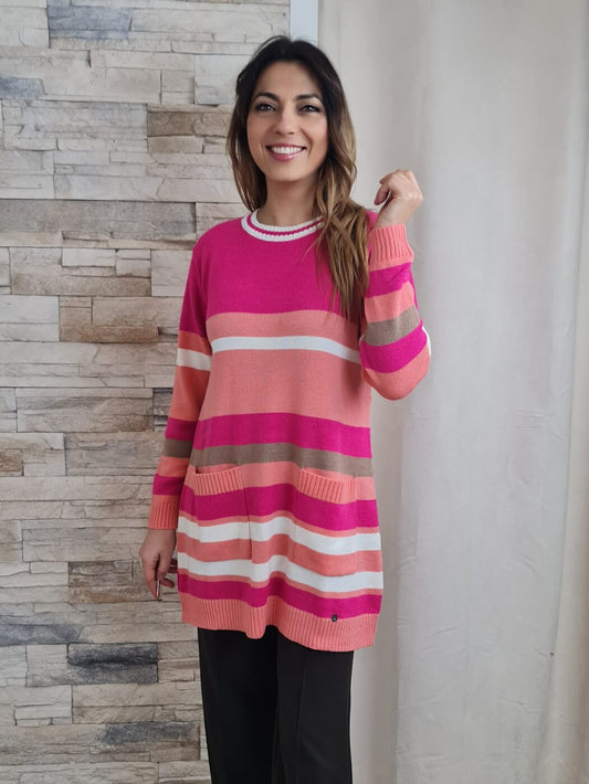 CAMISOLA DE MALHA C/ BOLSOS