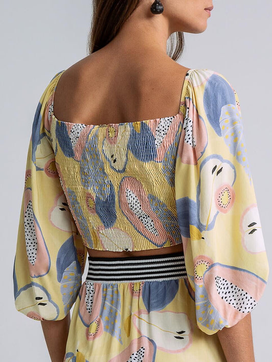 lezalez 4535L Blusa crop top JOLOVERS
