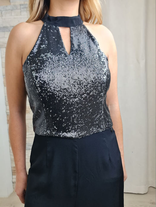 MACACÃO GOLA HALTER BRILHANTE