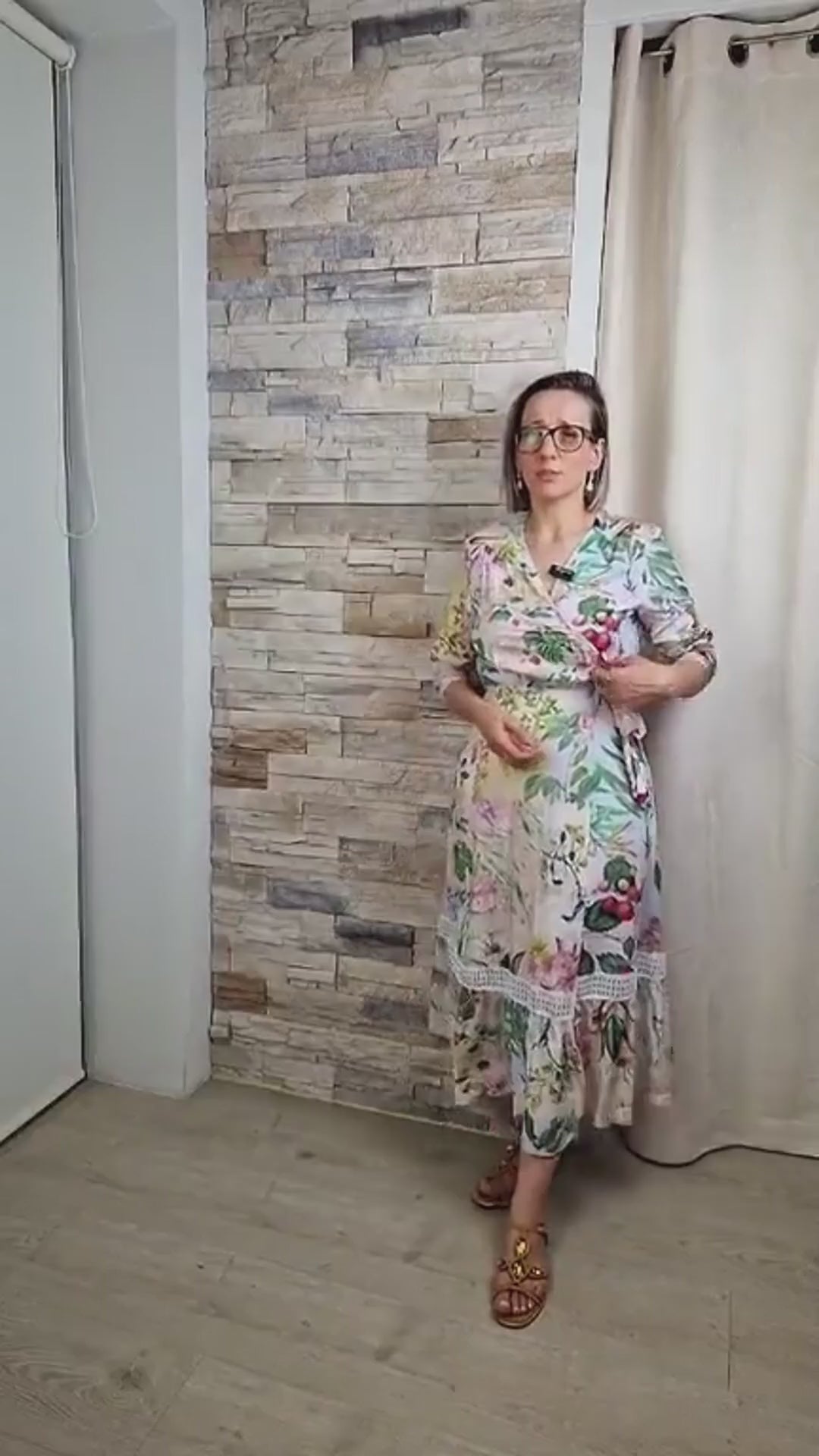 VESTIDO ESTAMPADO PAPEL DE CARTAS