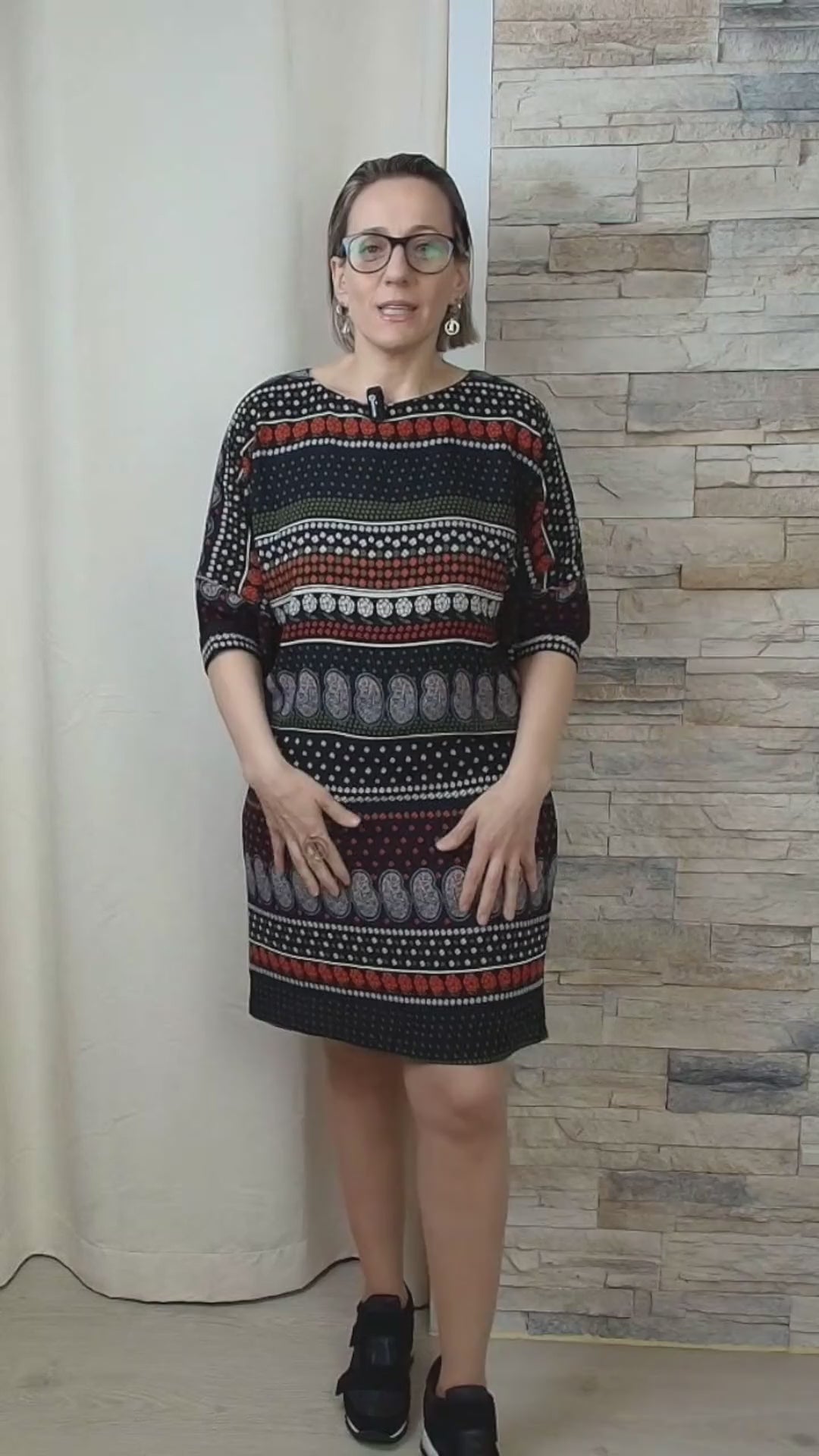 VESTIDO RETO FLORAL