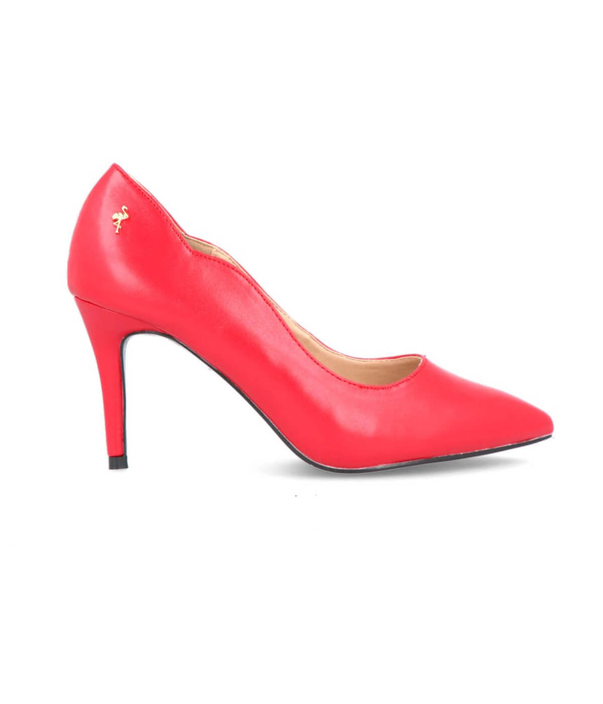 STILLETO DE SALTO ALTO VERMELHO