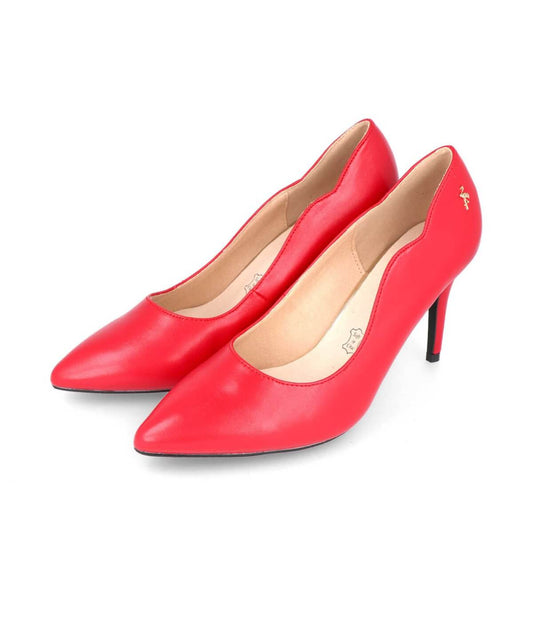 STILLETO DE SALTO ALTO VERMELHO