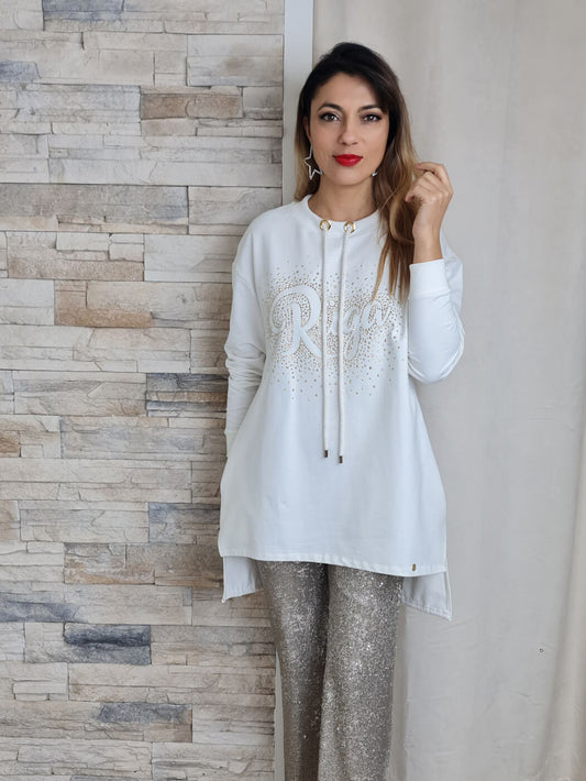 SWEATER COM BRILHANTES