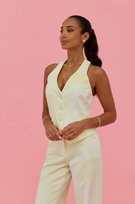 TOP TIE TYE AMARELADO