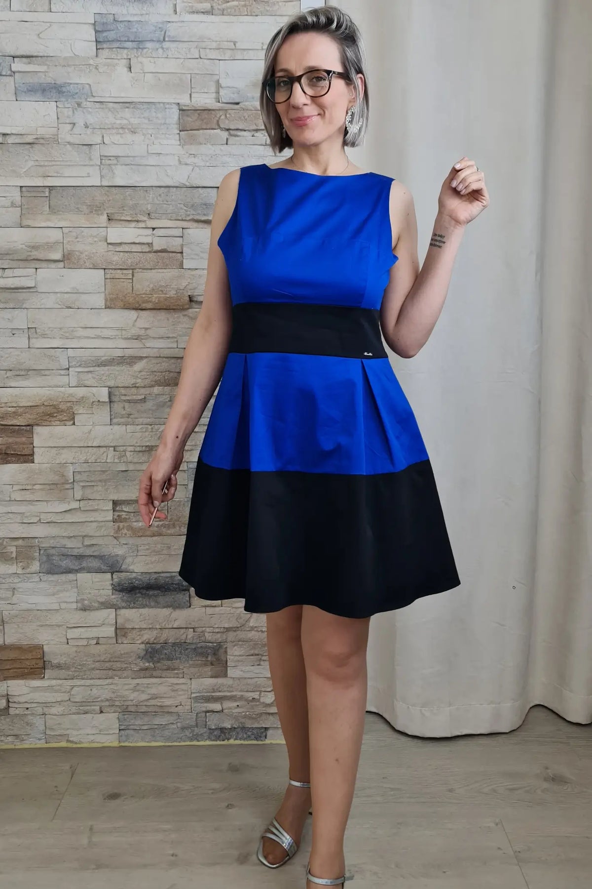 VESTIDO CURTO AZUL ROYAL