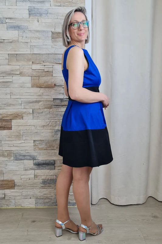 VESTIDO CURTO AZUL ROYAL