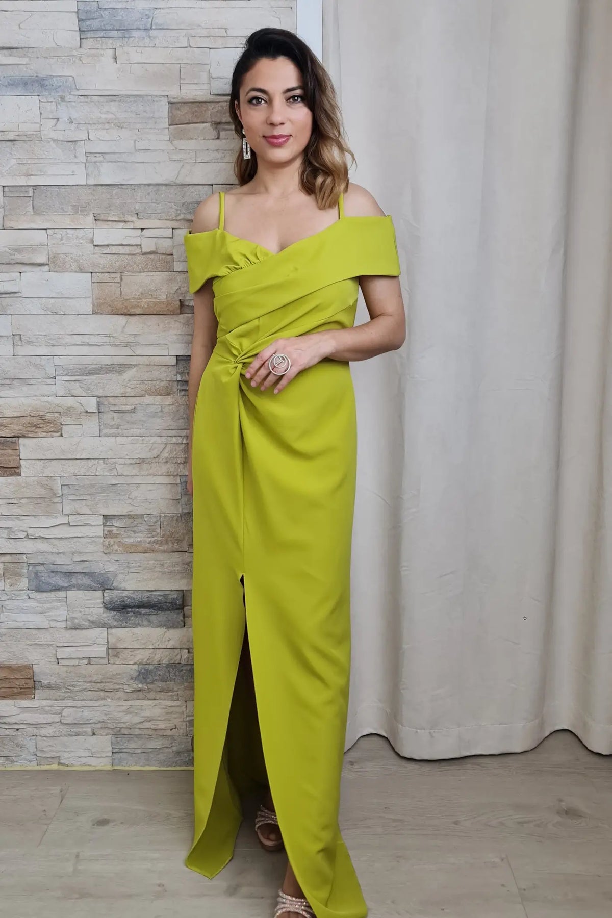 VESTIDO PISTÁCIO