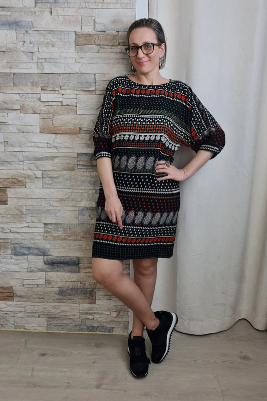 VESTIDO RETO FLORAL