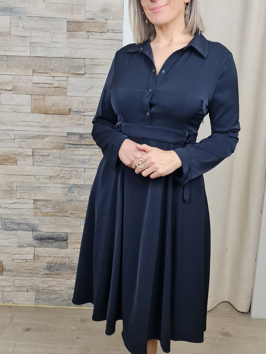 VESTIDO DE RODA AZUL