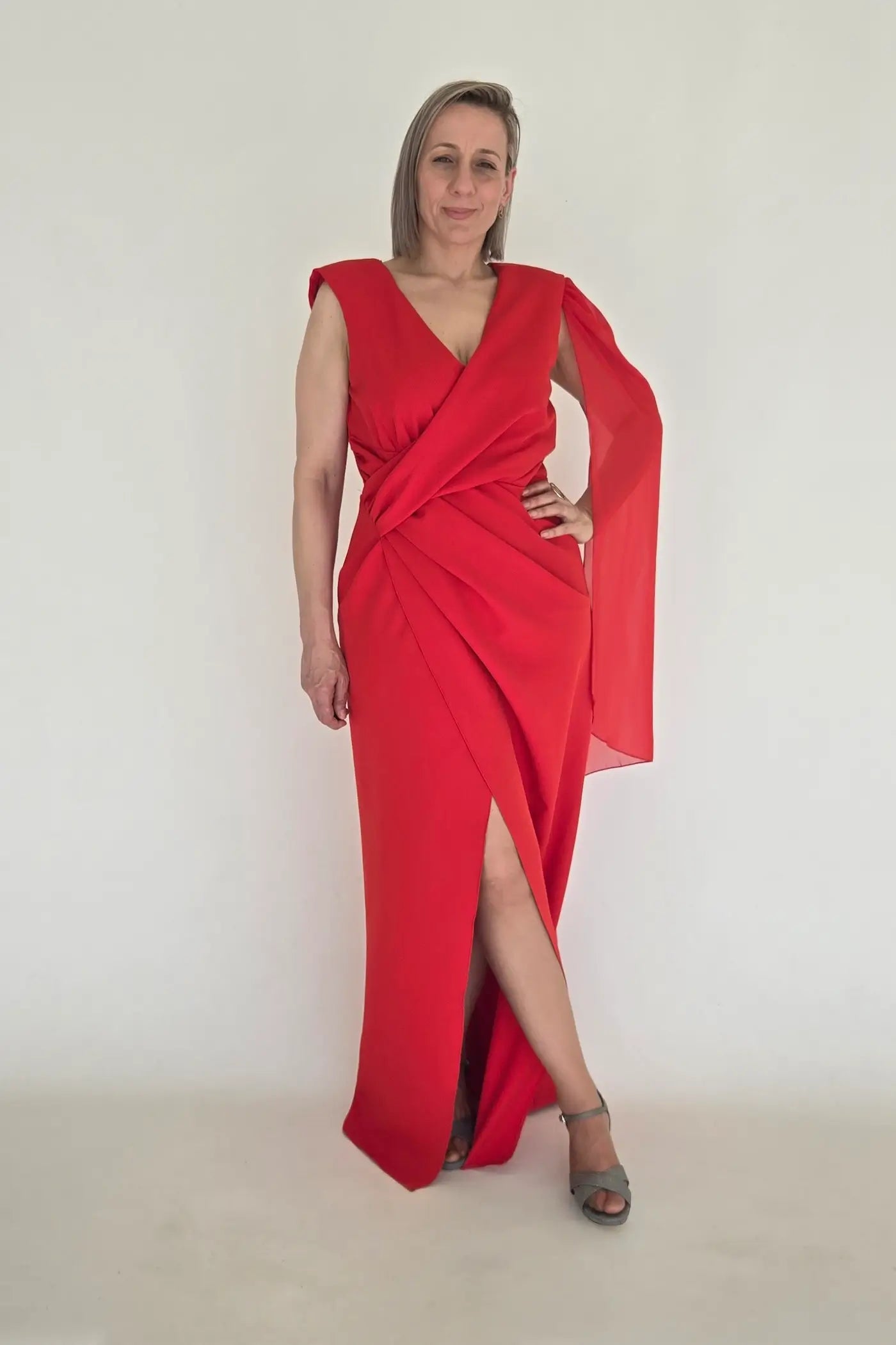 VESTIDO COMPRIDO VERMELHO